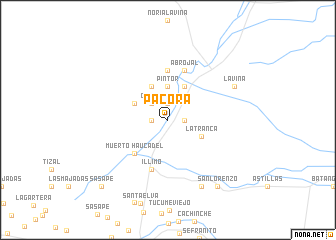 map of Pacora