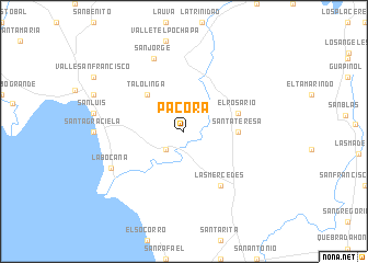 map of Pacora