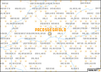 map of Paços de Gaiolo