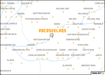 map of Paços Velhos