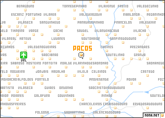 map of Paços