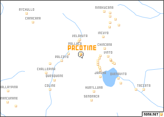map of Pacotine