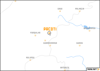 map of Pacoti