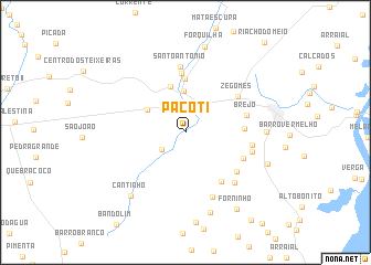 map of Pacoti