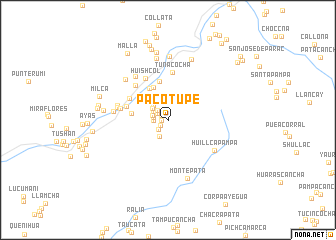 map of Pacotupe