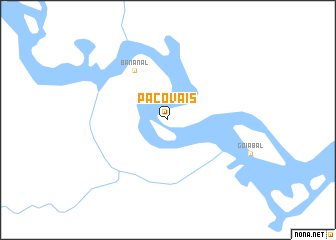 map of Pacovais