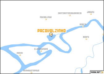 map of Pacovalzinho
