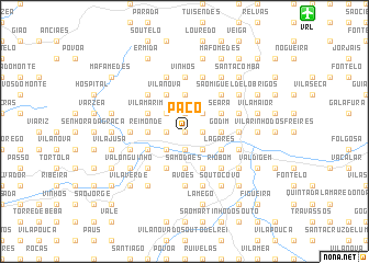 map of Paço