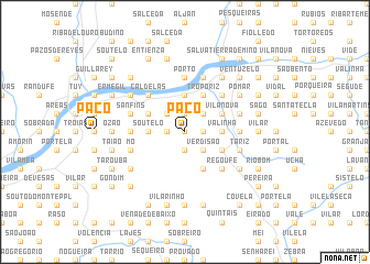 map of Paço