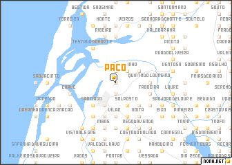 map of Paço