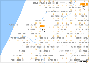 map of Paço