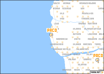 map of Paço