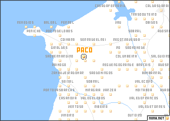 map of Paço