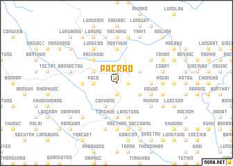 map of Pác Rảo