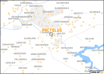 map of Pactolus