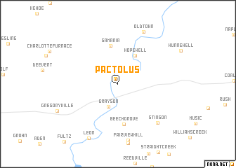 map of Pactolus