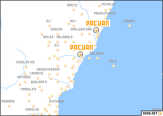 map of Pacuan