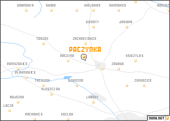 map of Paczynka