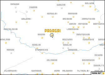 map of Padagai