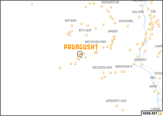 map of Padāgusht