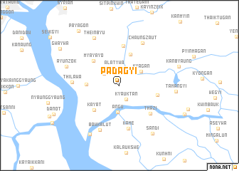 map of Padagyi