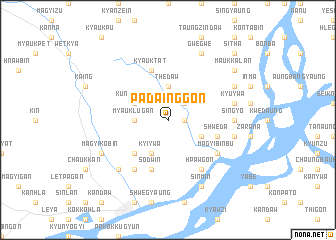 map of Padainggon