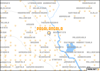 map of Padalangala