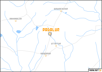 map of Pādālūr