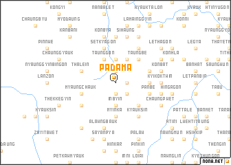 map of Padama