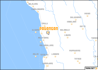 map of Padangan