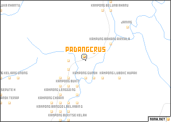 map of Padang Crus