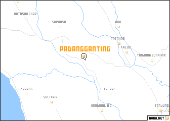 map of Padangganting