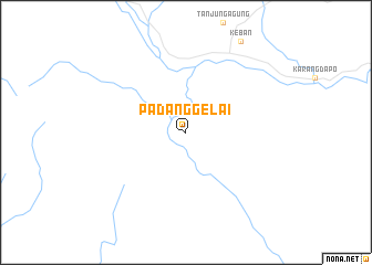 map of Padanggelai