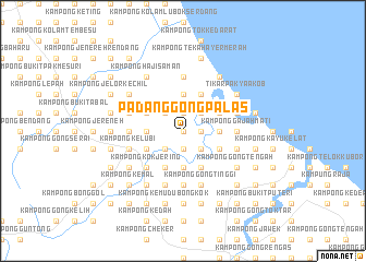 map of Padang Gong Palas