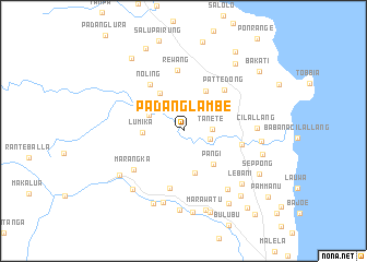 map of Padanglambe