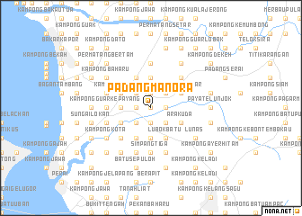 map of Padang Manora