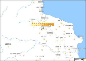 map of Padangsappa