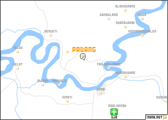 map of Padang