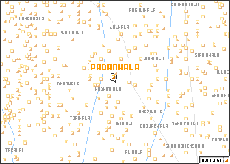 map of Padanwāla