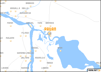 map of Padan