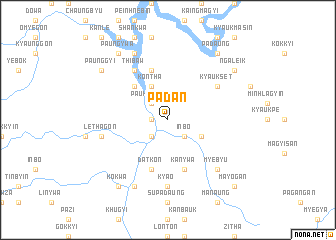 map of Padan