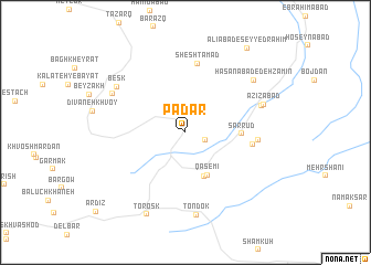 map of Pā Dar