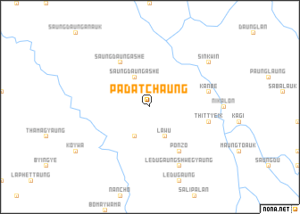 map of Padatchaung
