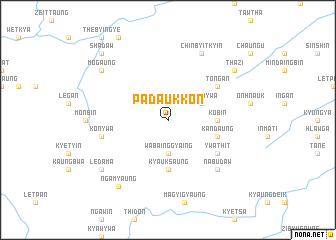 map of Padaukkon