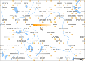 map of Padaukkon