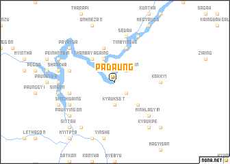 map of Padaung