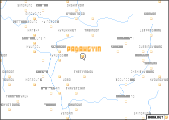 map of Padawgyin