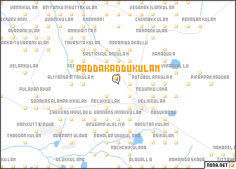 map of Paddakaddukulam