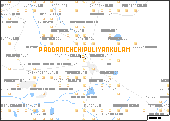 map of Paddanichchipuliyankulam