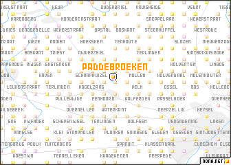 map of Paddebroeken